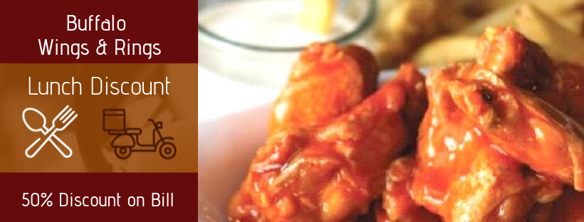 Lunch offer at Buffalo Wings & Rings