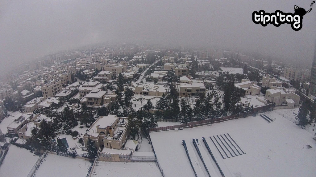 Amman Covered in Snow