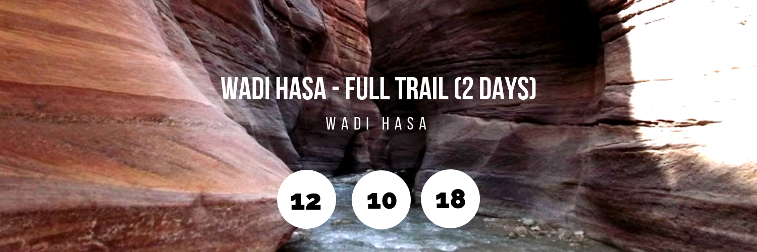 Wadi Hasa - Full Trail (2 Days)