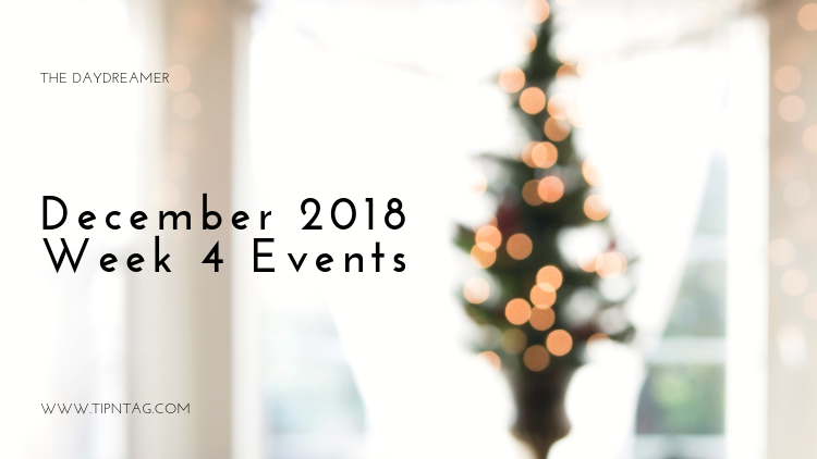 The Daydreamer - December 2018: Week 4 Events | Amman