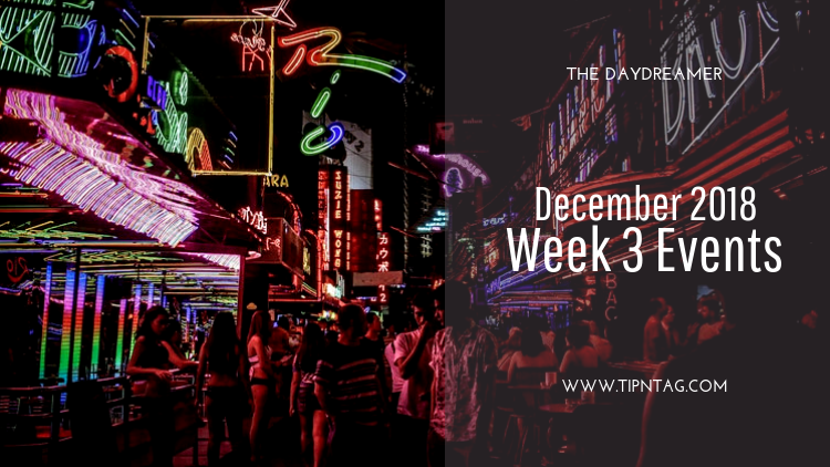 The Daydreamer - December 2018: Week 3 Events | Amman