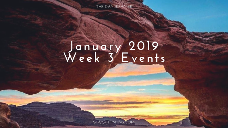The Daydreamer – January 2019: Week 3 Events | Amman