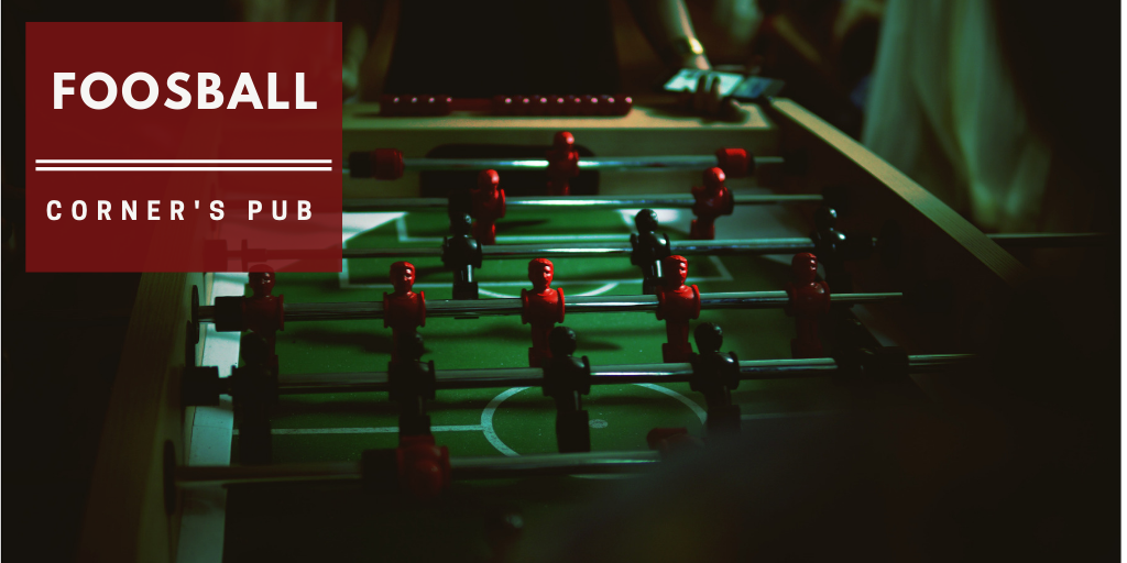 Foosball at Corner's Pub