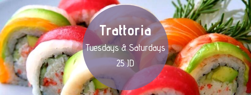 Sushi offer at Trattoria