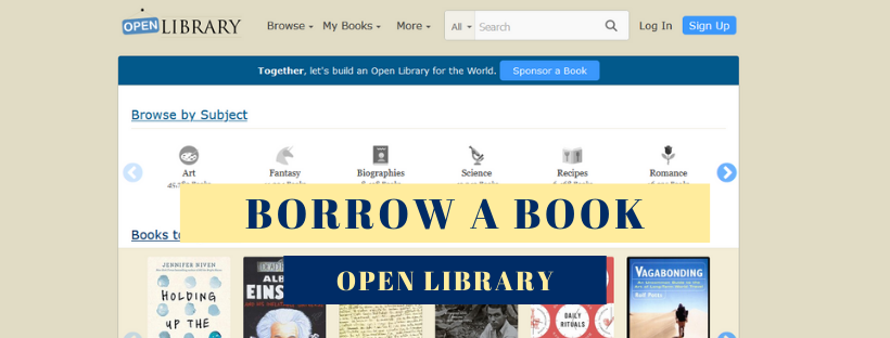 Borrow a book, virtually