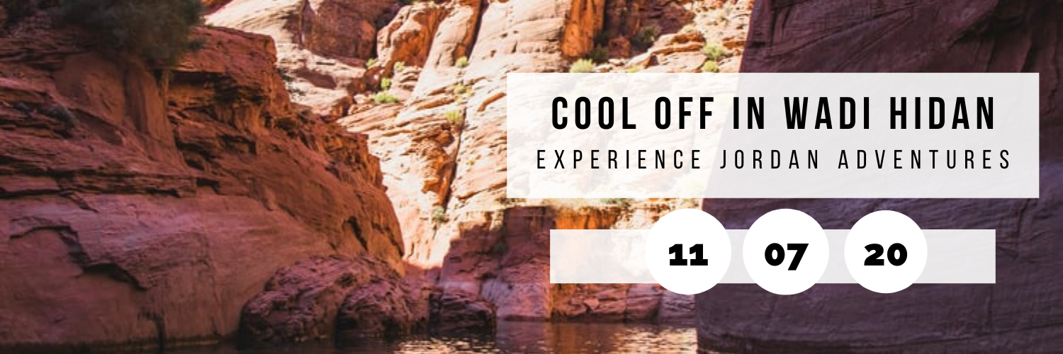 Cool Off in Wadi Hidan @ Experience Jordan Adventures