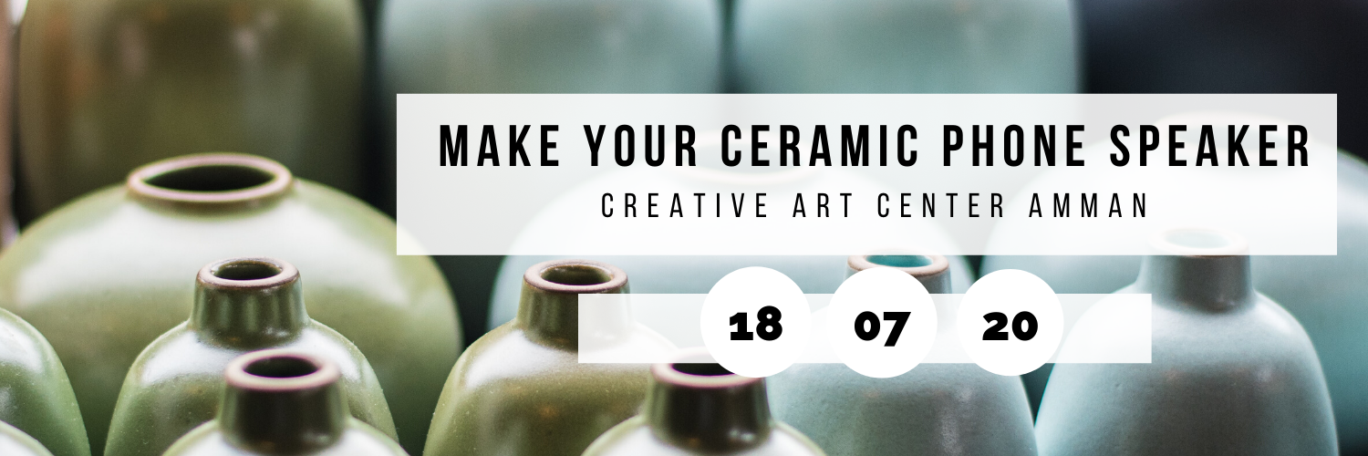 Make Your Ceramic Phone Speaker @ Creative Art Center