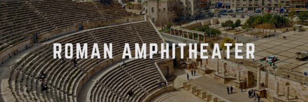 The Roman Amphitheater in Amman, Jordan