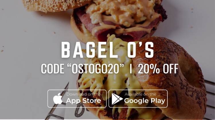 Get your favorite Bagel from Bagel O's! 