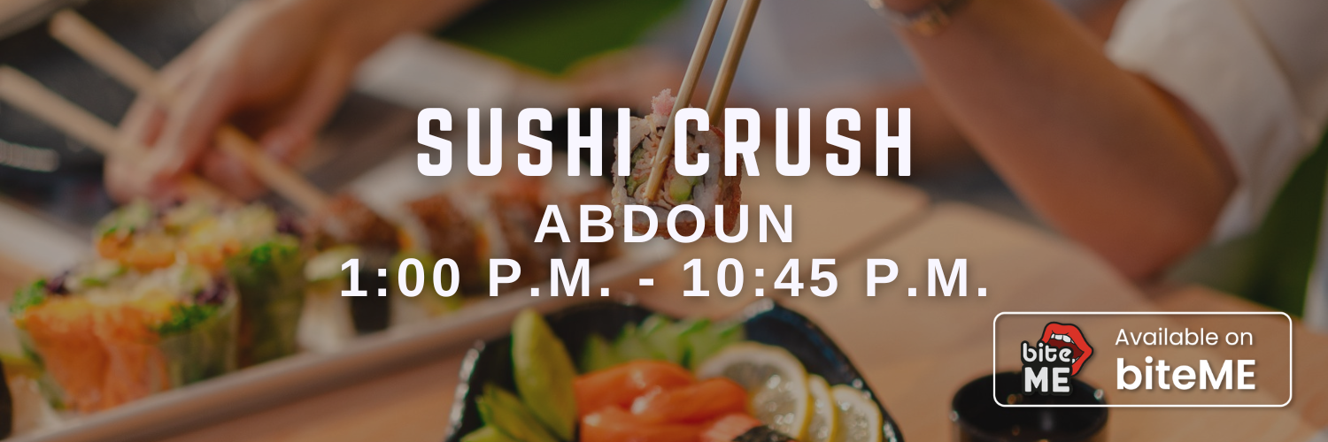 Sushi Crush - iftar spots