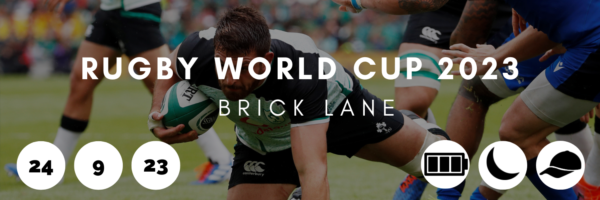 A Rugby player holding the ball for the Rugby World Cup 2023 | Tip n' Tag