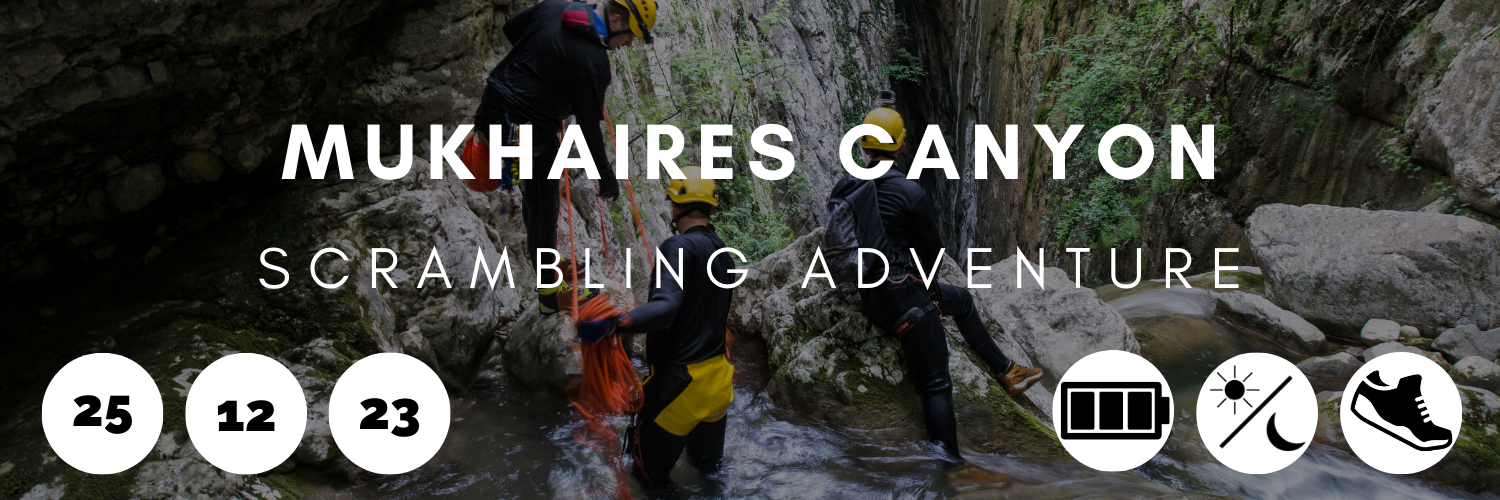 Canyoning in Mukhaires Trail