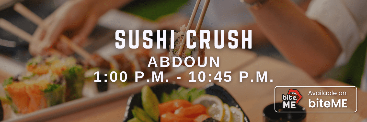 Sushi Crush - places open during ramadan