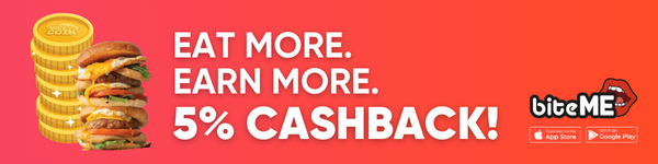 biteME 5% cashback