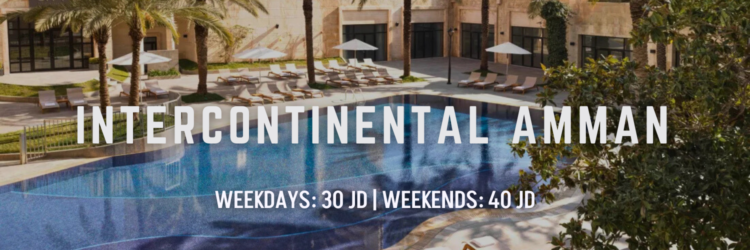 intercontinental amman summer swimming pools