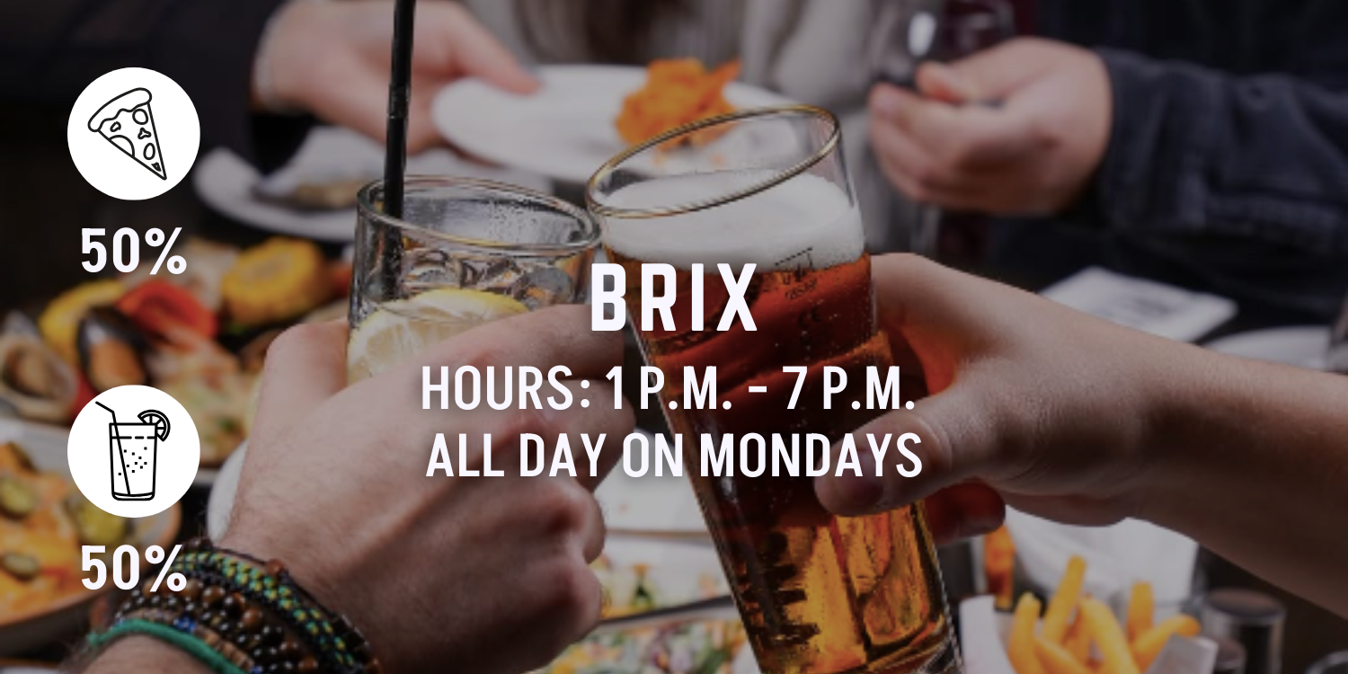 brix happy hour