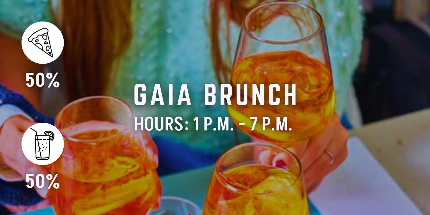 gaia brunch happy hour
