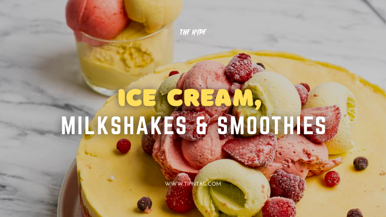 ice cream milkshakes and smoothies