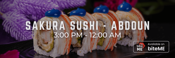 Places Open During Ramadan - Sakura Sushi
