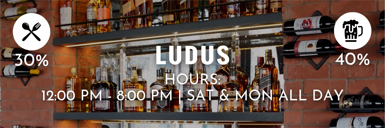 ludus happy hour spots