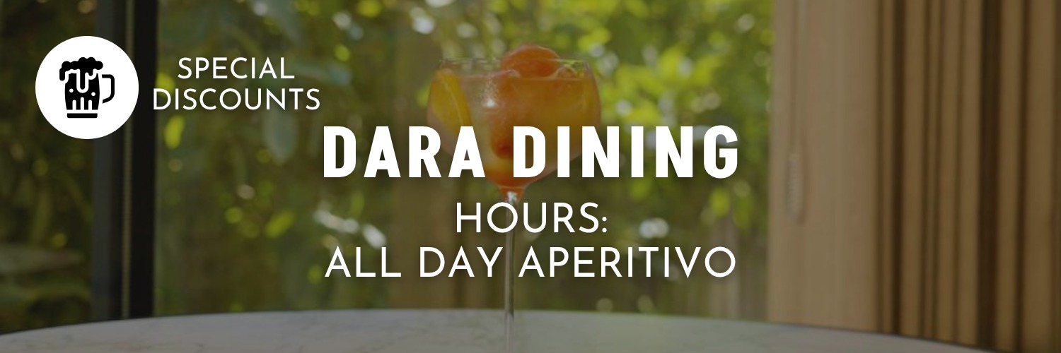 dara dining happy hour spots